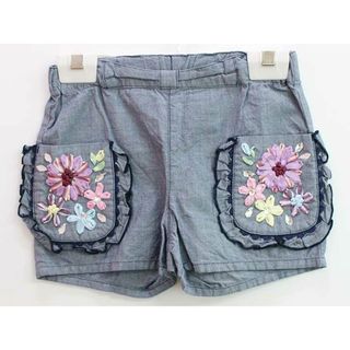 ‡アナスイミニ/ANNA SUI mini‡100cm ショートパンツ/ハーフパンツ/半ズボン/短パン ブルー系【中古】 子供服 キッズ kids 女の子 春夏 131032 bottoms