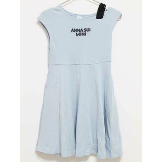 アナスイ(ANNA SUI)の【夏物 新入荷!】‡アナスイミニ/ANNA SUI mini‡130cm ノースリーブワンピース/半袖ワンピース ブルー系 '22年製【中古】子供服 キッズ kids 女の子 夏 onepi 214042(ワンピース)