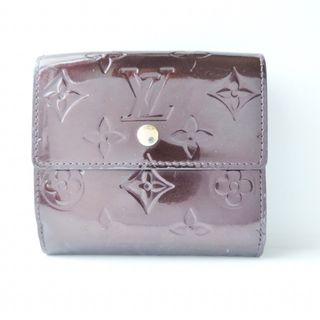 ルイヴィトン(LOUIS VUITTON)のLOUIS VUITTON(ルイヴィトン) Wホック財布 モノグラムヴェルニ ポルトフォイユエリーズ M93523 アマラント パテントレザー（モノグラムの型押し）(財布)