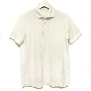 クルチアーニ(Cruciani)のCruciani(クルチアーニ) 半袖ポロシャツ サイズ48 XL メンズ - 白(ポロシャツ)