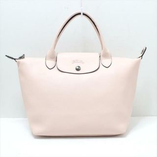 ロンシャン(LONGCHAMP)のLONGCHAMP(ロンシャン) ハンドバッグ ル・プリアージュキュイール ライトピンク レザー(ハンドバッグ)