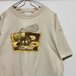 ディズニー(Disney)の一点物　90〜00年代ビンテージ ディズニー 切手デザイン　フォトTシャツ(Tシャツ/カットソー(半袖/袖なし))