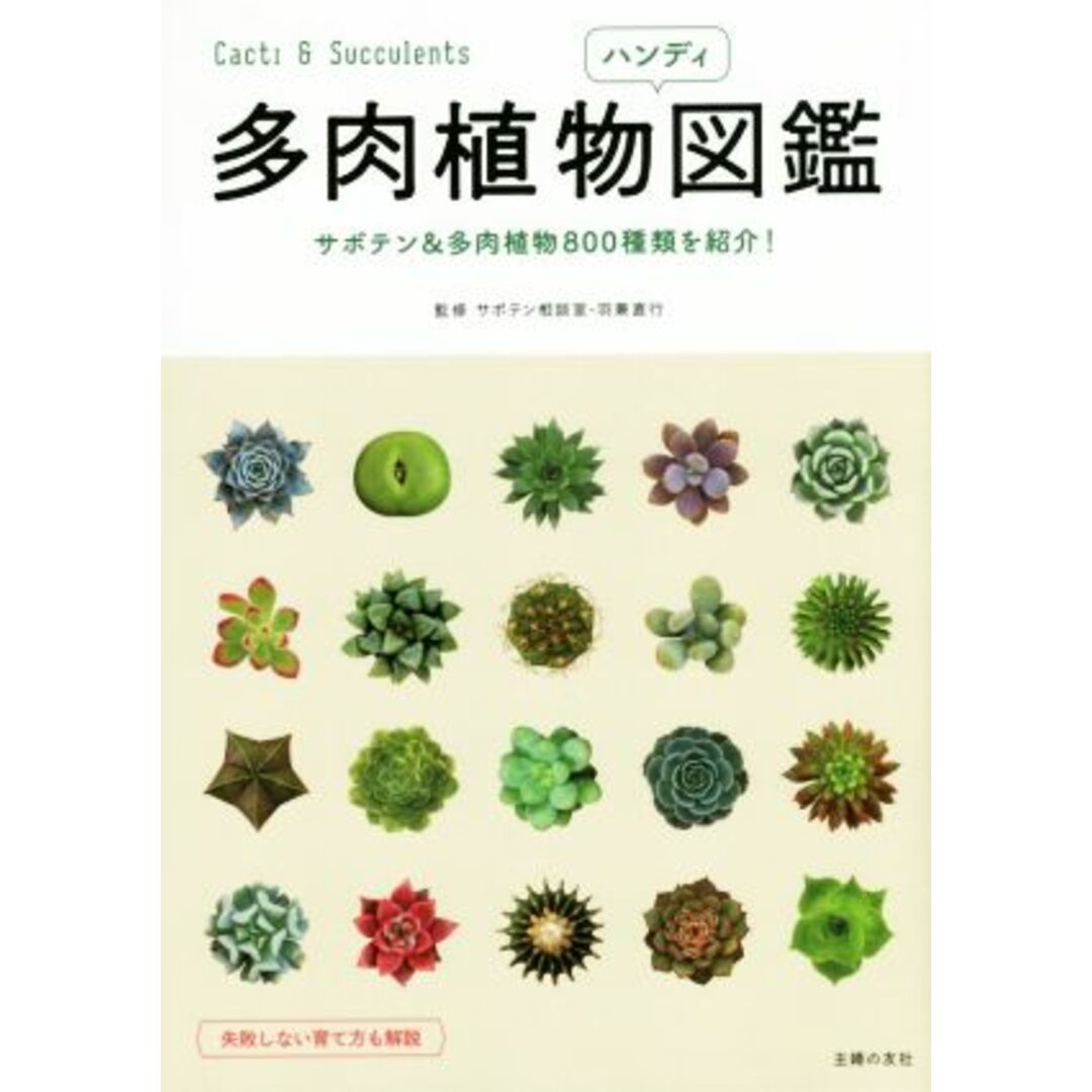 多肉植物ハンディ図鑑 サボテン＆多肉植物８００種類を紹介！／羽兼直行,サボテン相談室 エンタメ/ホビーの本(住まい/暮らし/子育て)の商品写真