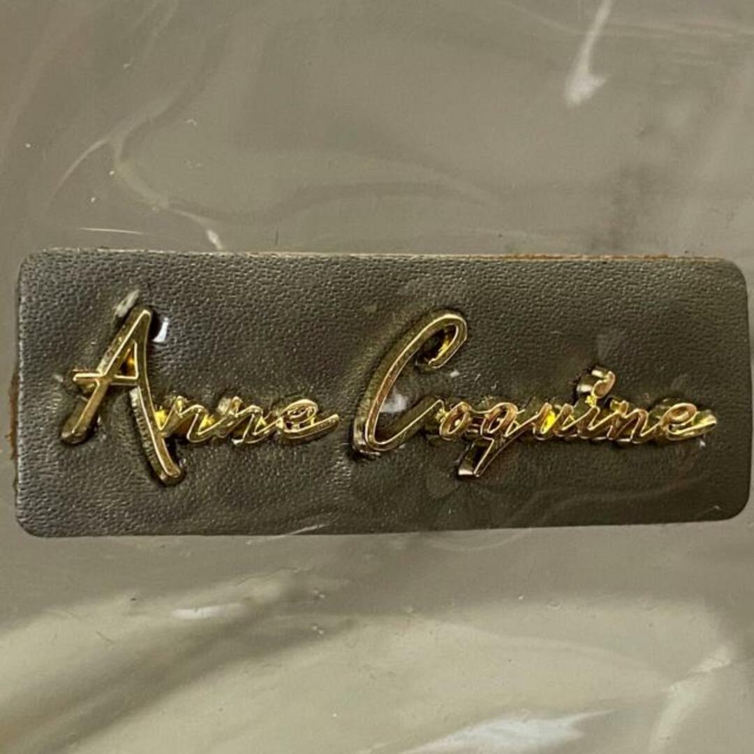 Anne Coquine(アンコキーヌ) トートバッグ - クリアグレー×シルバー ビニール×レザー レディースのバッグ(トートバッグ)の商品写真