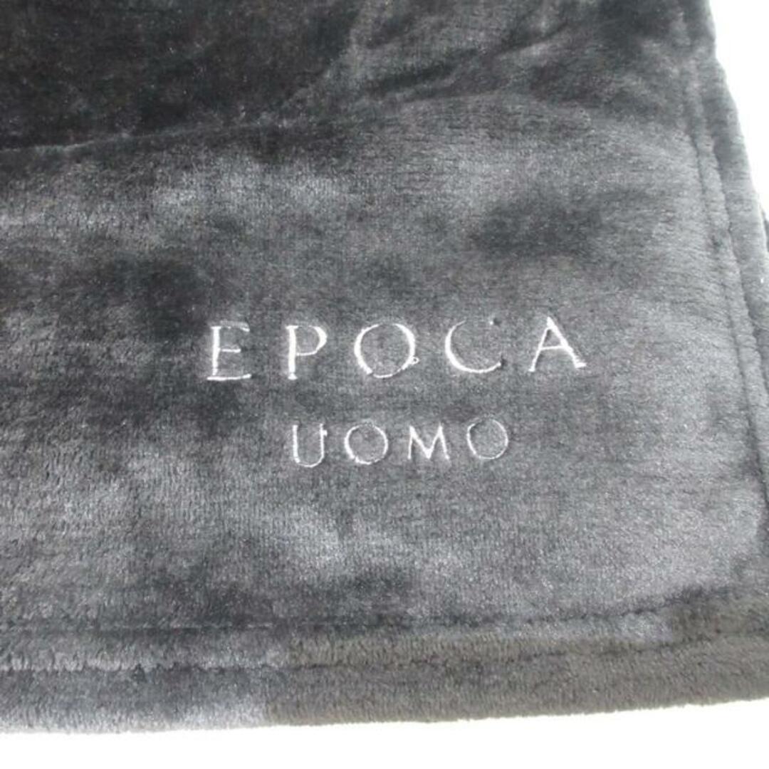 EPOCA UOMO(エポカ ウォモ) ブランケット美品  - 黒 化学繊維 キッズ/ベビー/マタニティのこども用ファッション小物(おくるみ/ブランケット)の商品写真