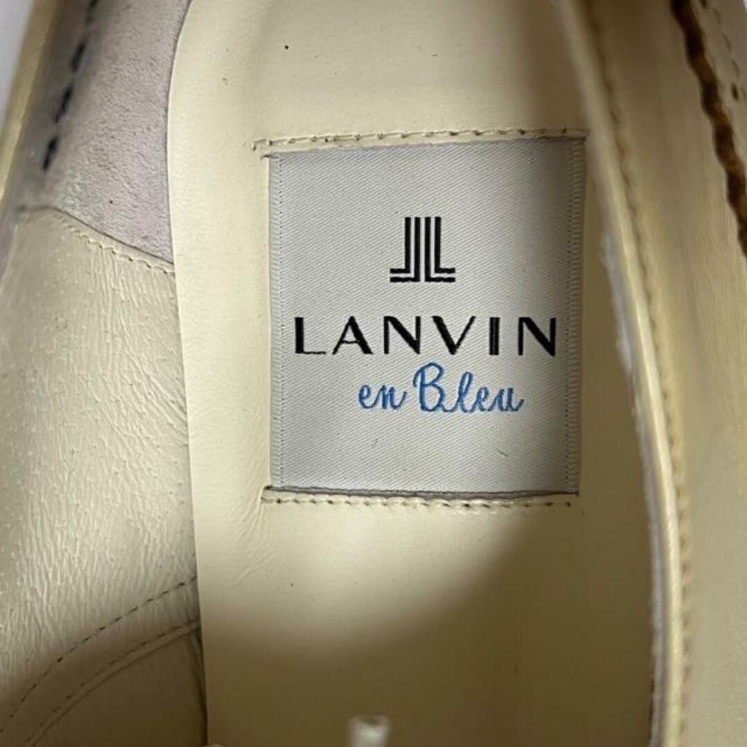 LANVIN en Bleu(ランバンオンブルー)のLANVIN en Bleu(ランバンオンブルー) シューズ 24 レディース - アイボリー ウィングチップ レザー レディースの靴/シューズ(その他)の商品写真