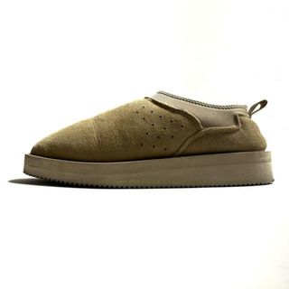 suicoke - suicoke(スイコック) スリッポン 24 レディース - ベージュ ムートン×ナイロン