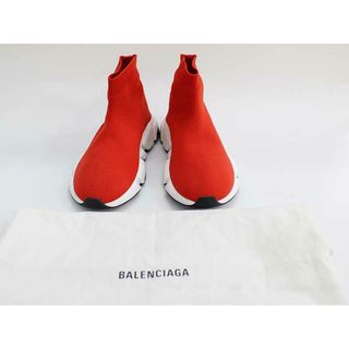 【新入荷!】新品 未使用品▼バレンシアガ/BALENCIAGA▼18.5-19cm ニットスニーカー/スニーカー/スポーツシューズ/運動靴 赤×黒×白 子供 キッズ kids 男の子 女の子 shoes 春夏秋冬 514042