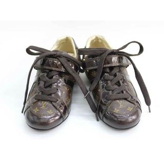 LOUIS VUITTON - 【新入荷!】▼ルイヴィトン/LOUIS VUITTON▼17cm(27) スニーカー/シューズ/靴 茶色×ベージュ 【中古】 子供 キッズ kids 男の子 女の子 shoes 春夏秋冬 514042