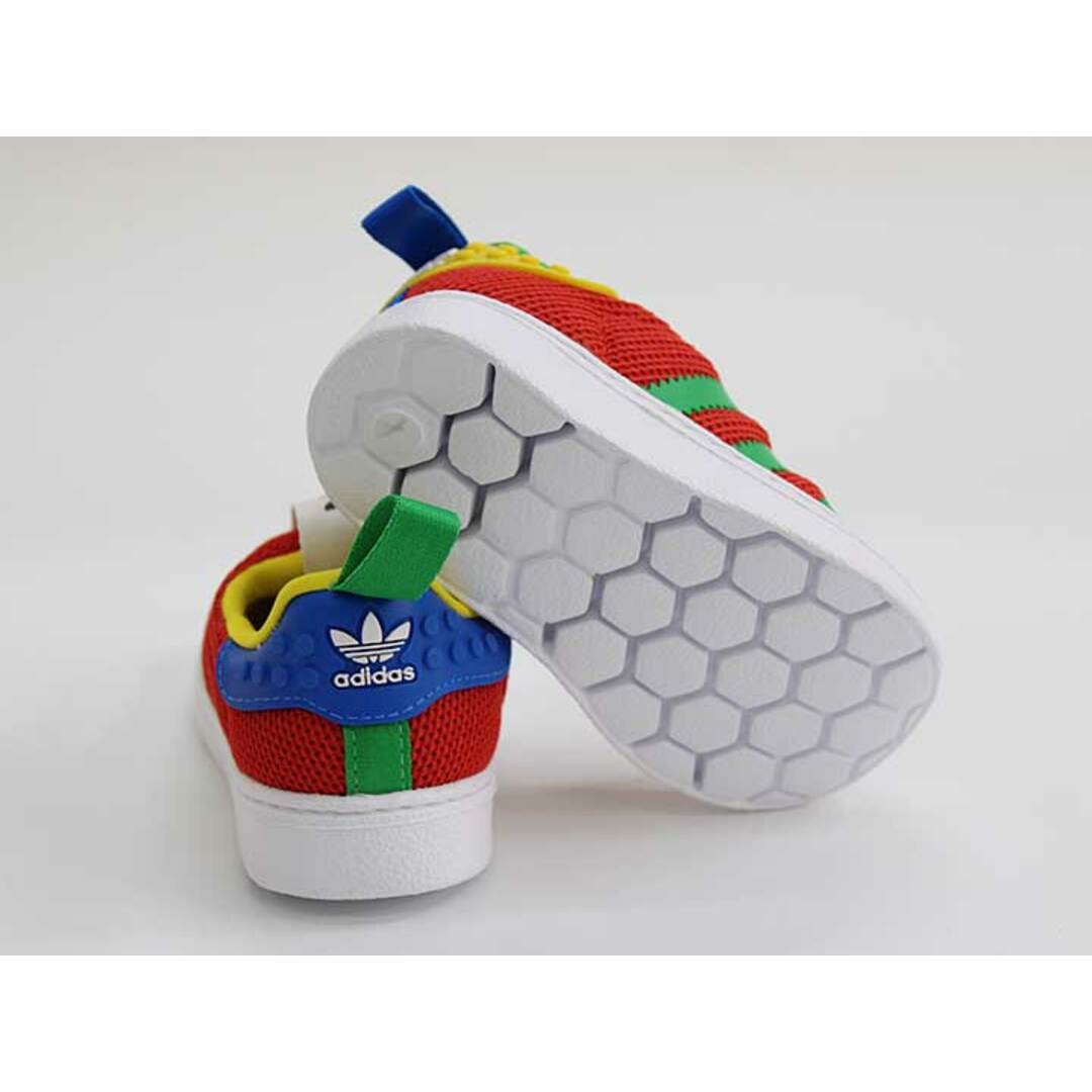 adidas(アディダス)の【新入荷!】新品 未使用品▼アディダス/adidas▼11cm  スニーカー/スポーツシューズ/運動靴 赤×マルチ レゴコラボ 子供 キッズ kids 男の子  ベビー baby shoes 春夏秋冬 414042 キッズ/ベビー/マタニティのキッズ靴/シューズ(15cm~)(スニーカー)の商品写真