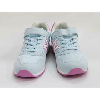 ニューバランス(New Balance)の【新入荷!】▼ニューバランス/NB/New Balance▼22cm  スニーカー/スポーツシューズ/運動靴 水色×ピンク×白  【中古】 子供 キッズ kids ジュニア 女の子  shoes 春夏秋冬 414042(スニーカー)