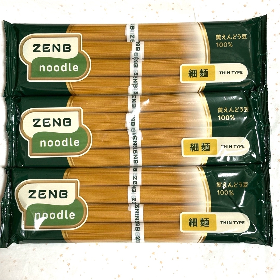 ZENB ゼンブ ヌードル 細麺 320g×3袋 コスメ/美容のダイエット(ダイエット食品)の商品写真