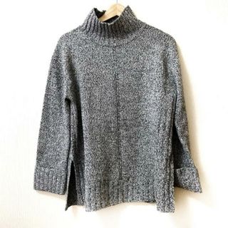 セオリーリュクス(Theory luxe)のtheory luxe(セオリーリュクス) 長袖セーター サイズ38 M レディース - 黒×白×ライトグレー ハイネック(ニット/セーター)