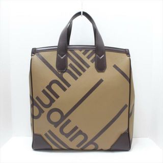 ダンヒル(Dunhill)のdunhill/ALFREDDUNHILL(ダンヒル) トートバッグ美品  ラゲッジキャンバス N/S トート DU19R3870SC231 ベージュ×ダークブラウン ラゲッジキャンバス×合皮(トートバッグ)