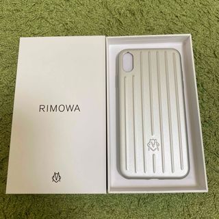 RIMOWA リモワ iPhoneXs Max用 スマホケース シルバー(iPhoneケース)