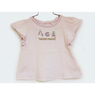 メゾピアノ(mezzo piano)の【夏物 新入荷!】[メゾピアノ/mezzo piano]80cm 半袖カットソー/半袖Tシャツ 紫 '22年製【中古】子供服 キッズ kids ベビー服 baby 女の子 614042(Ｔシャツ)