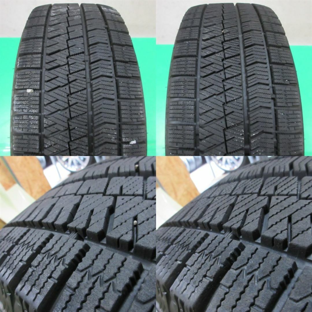 BRIDGESTONE(ブリヂストン)のVW ゴルフ7 205/55R16 バリ山スタッドレス トゥーラン アウディA3 自動車/バイクの自動車(タイヤ・ホイールセット)の商品写真