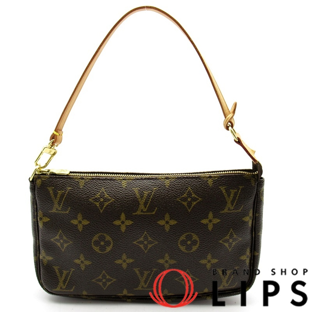 LOUIS VUITTON(ルイヴィトン)のルイ・ヴィトン ポシェットアクセソワール  M51980 モノグラム レディースハンドバッグ
 ブラウン 廃盤品【中古】 レディースのバッグ(ハンドバッグ)の商品写真