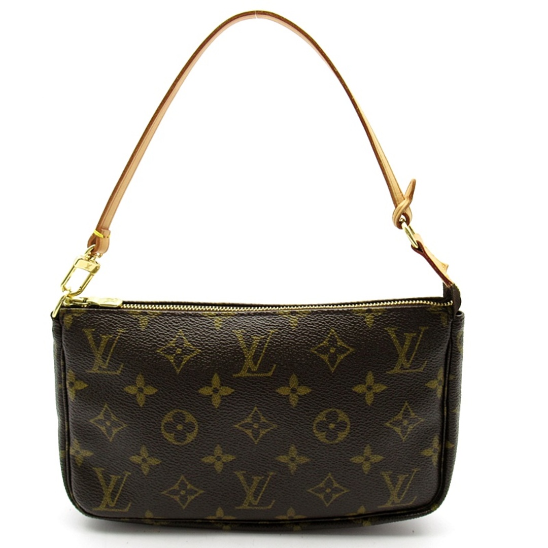 LOUIS VUITTON(ルイヴィトン)のルイ・ヴィトン ポシェットアクセソワール  M51980 モノグラム レディースハンドバッグ
 ブラウン 廃盤品【中古】 レディースのバッグ(ハンドバッグ)の商品写真