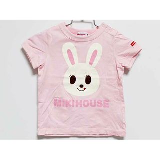 ミキハウス(mikihouse)の【夏物 新入荷!】‡ミキハウス/mikihouse‡90cm 半袖Tシャツ/半袖カットソー ピンク【中古】子供服 キッズ kids ベビー服 baby 女の子 夏 tops 614042(Ｔシャツ)