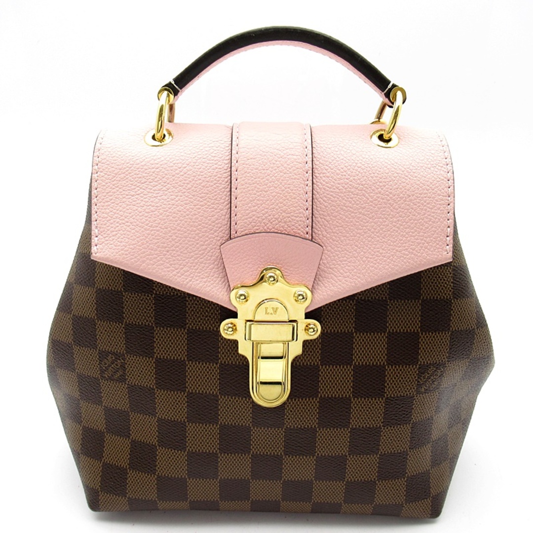 LOUIS VUITTON(ルイヴィトン)のルイ・ヴィトン クラプトン バックパック  N42262 ダミエ レディースリュック・デイパック
 ブラウン/ピンク 廃盤品【中古】 レディースのバッグ(リュック/バックパック)の商品写真