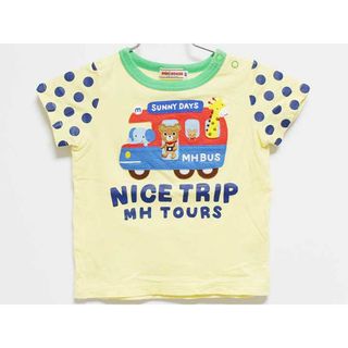 ミキハウス(mikihouse)の【夏物 新入荷!】‡ミキハウス/mikihouse‡80cm 半袖Tシャツ/半袖カットソー 黄色系【中古】子供服 キッズ kids ベビー服 baby 男の子 夏 tops 614042(Ｔシャツ)