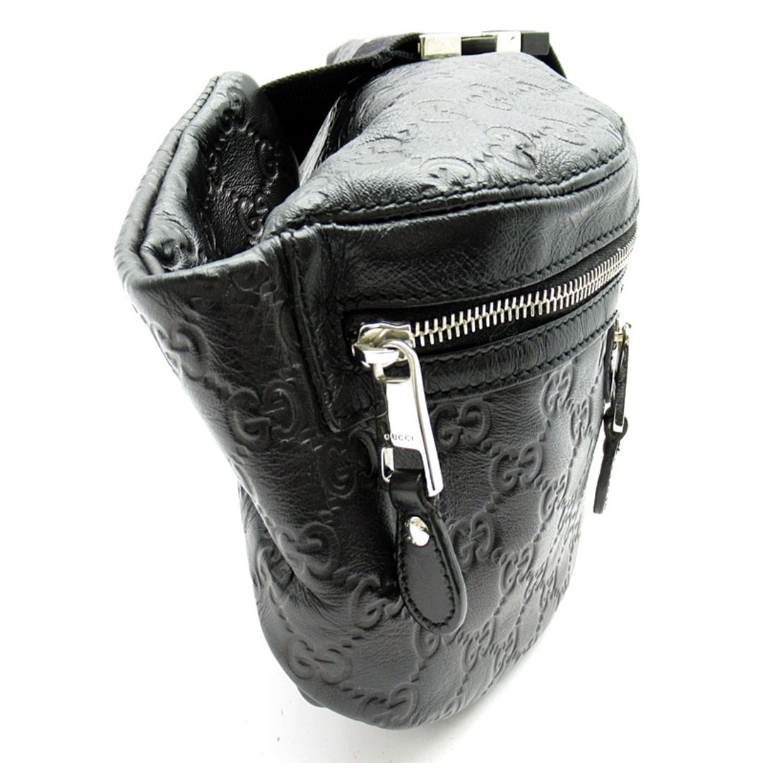 Gucci(グッチ)のグッチ ボディバッグ  246409 グッチシマ メンズボディバッグ
 ブラック【中古】 メンズのバッグ(ボディーバッグ)の商品写真