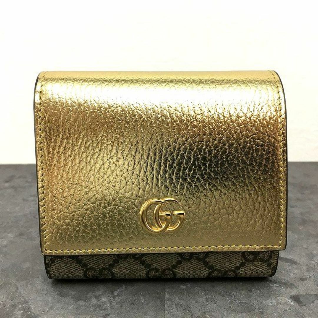 Gucci(グッチ)の極美品 GUCCI コンパクトウォレット 598587 434 レディースのファッション小物(財布)の商品写真