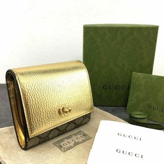 グッチ(Gucci)の極美品 GUCCI コンパクトウォレット 598587 434(財布)