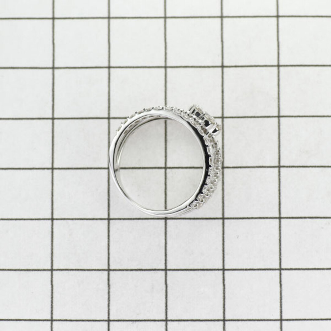 K18WG ダイヤモンド リング 1.00ct フラワー レディースのアクセサリー(リング(指輪))の商品写真