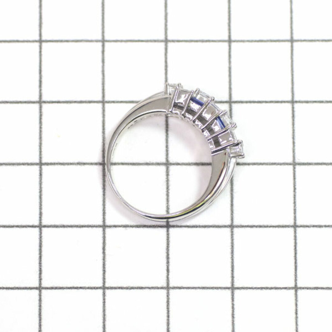  Pt900 サファイア ダイヤモンド リング 0.61ct D0.63ct レディースのアクセサリー(リング(指輪))の商品写真