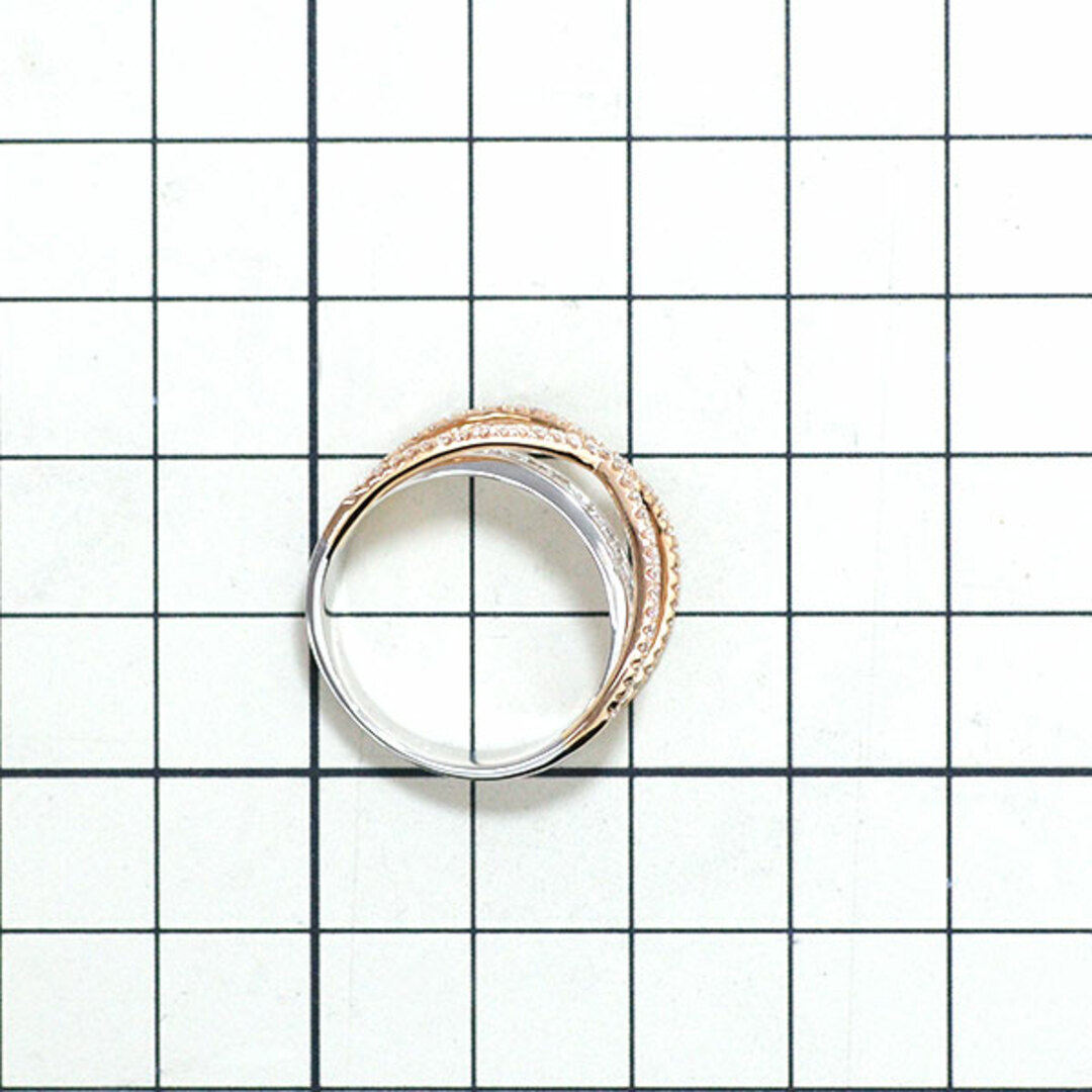 K18WG/PG ダイヤモンド リング D0.86ct レディースのアクセサリー(リング(指輪))の商品写真
