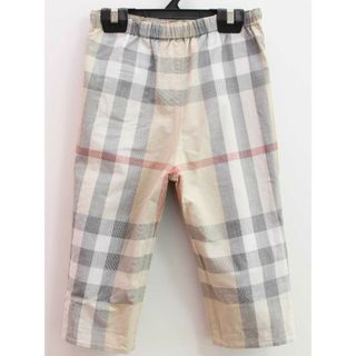 BURBERRY - 【春物 新入荷!】◇バーバリー/BURBERRY◇80cm ロングパンツ/長ズボン ベージュ系 リバーシブル【中古】子供服 キッズ kids ベビー服 baby 男の子 女の子 春夏秋 bottoms 014042