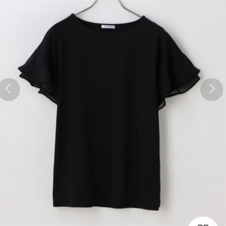 ハニーズ(HONEYS)のHoneys フリル袖Ｔシャツ　M ブラック(Tシャツ/カットソー(半袖/袖なし))
