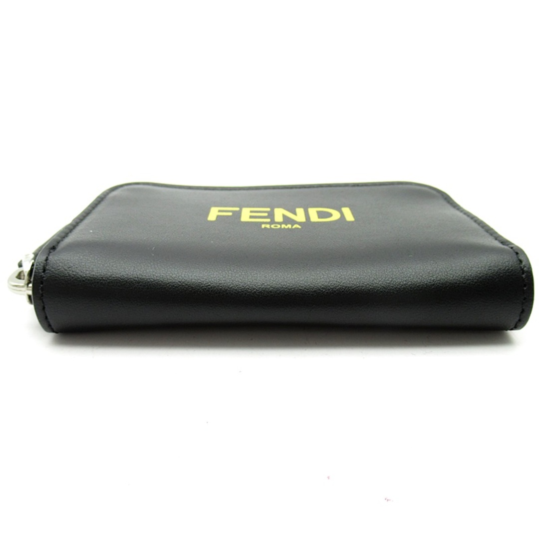 FENDI(フェンディ)のフェンディ コインケース  7M0257 レザー レディース ブラック【中古】 メンズのファッション小物(コインケース/小銭入れ)の商品写真