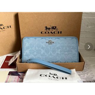 COACH - コーチ　長財布　シグネチャー　新作