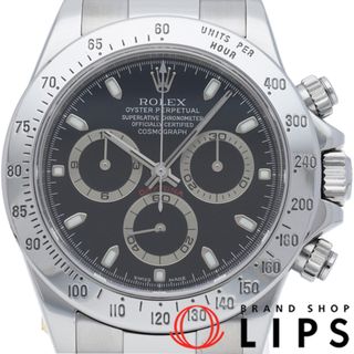 ロレックス(ROLEX)のロレックス コスモグラフ デイトナ 初期型P番 Cosmograph Daytona
 116520(P) SS メンズ時計 ブラック 仕上げ済 2000年 美品 【中古】(その他)