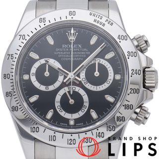 ロレックス(ROLEX)のロレックス コスモグラフ デイトナ 新型バックル Cosmograph Daytona 116520(G) 箱 保証書 SS メンズ時計 ブラック 仕上げ済 2010年 美品 【中古】(その他)