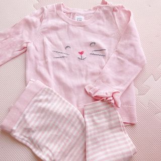 ベビーギャップ(babyGAP)のセットアップ　ニット　GAP 女の子　80(ニット/セーター)