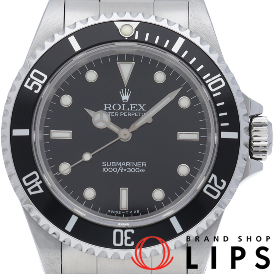 ROLEX(ロレックス)のロレックス サブマリーナ トリチウム Submariner 14060(W) SS メンズ時計 ブラック 仕上げ済 1994年 美品 【中古】 メンズの時計(その他)の商品写真