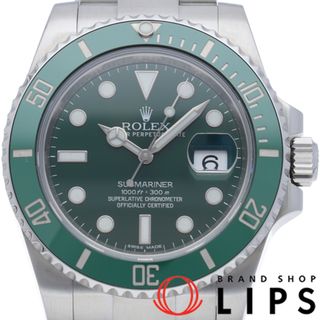 ロレックス(ROLEX)のロレックス サブマリーナ デイト グリーン Submariner Date
 116610LV(ﾗﾝﾀﾞﾑ) 箱 保証書 SS メンズ時計 グリーン 仕上げ済 美品 【中古】(その他)