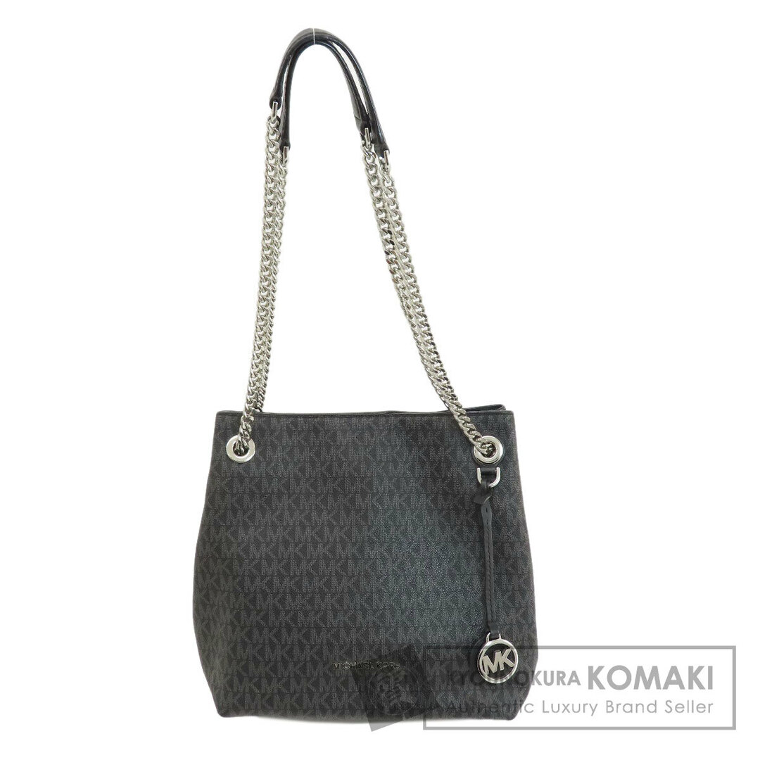 Michael Kors(マイケルコース)のMichael Kors MKシグネチャー トートバッグ レザー コーテッドキャンバス レディース レディースのバッグ(トートバッグ)の商品写真