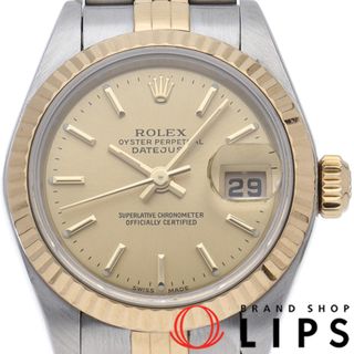 ロレックス(ROLEX)のロレックス デイトジャスト レディース時計 Datejust Ladies 79173(K) 箱 保証書 K18YG/SS レディース時計 シャンパンカラー 仕上げ済 2001年 美品 【中古】(腕時計)