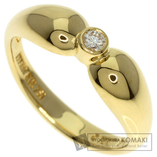 ティファニー(Tiffany & Co.)のTIFFANY&Co. エルサ ペレッティ 1P ダイヤモンド リング・指輪 K18YG レディース(リング(指輪))