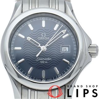 オメガ(OMEGA)のオメガ シーマスター 120M クォーツ 27mm SeaMaster 120M Quartz 27mm 2571.81 SS レディース時計 ブルー 仕上げ済 美品 【中古】(その他)