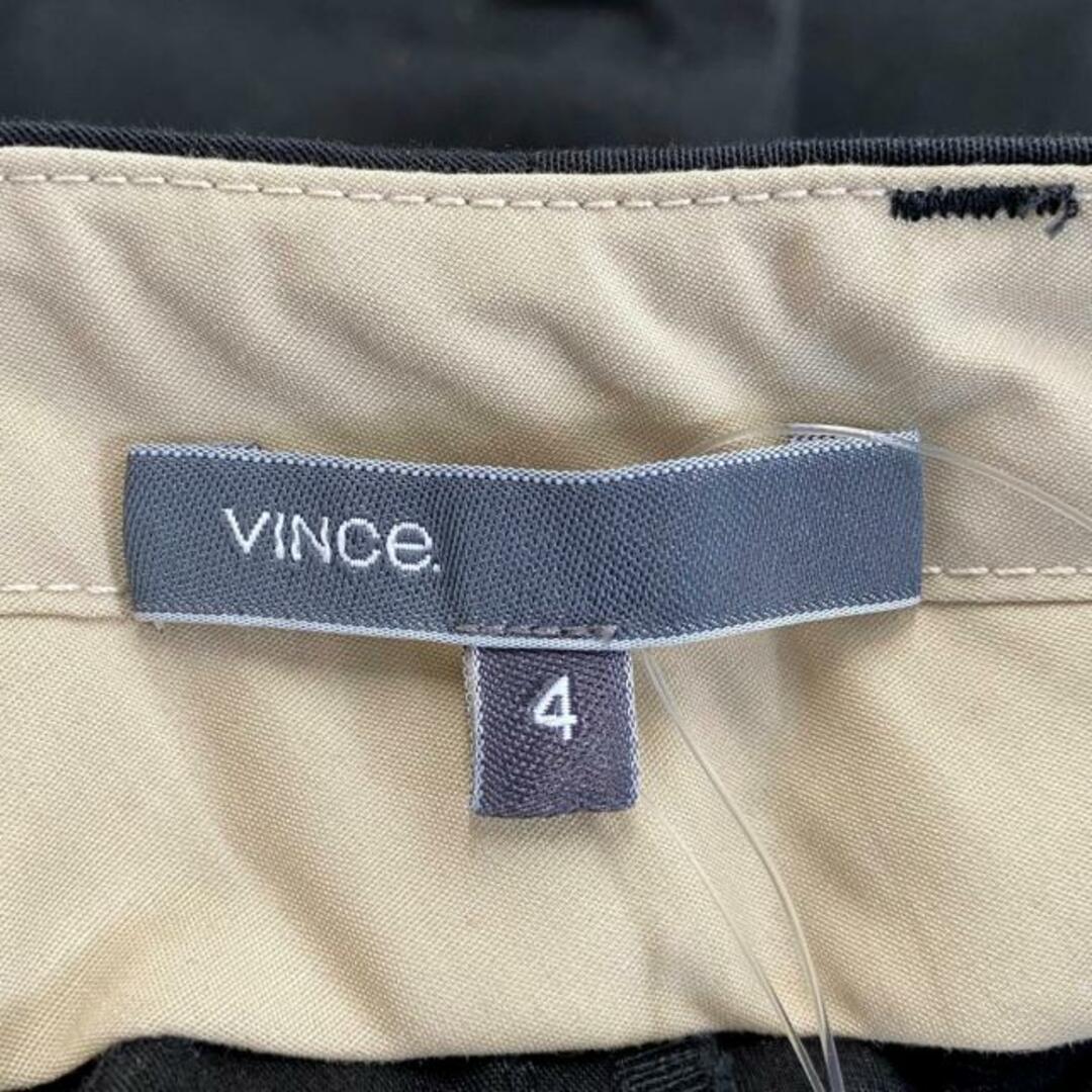 Vince(ビンス)のVINCE(ヴィンス) ハーフパンツ サイズ4 S レディース美品  - 黒 レディースのパンツ(ハーフパンツ)の商品写真