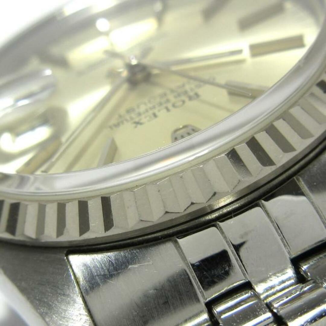 ROLEX(ロレックス)のROLEX(ロレックス) 腕時計 デイトジャスト 16234 メンズ SS×K18WG/ジュビリーブレス/20コマ/バーインデックス/不動/要OH シルバー メンズの時計(その他)の商品写真