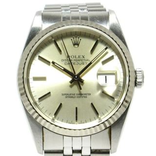 ロレックス(ROLEX)のROLEX(ロレックス) 腕時計 デイトジャスト 16234 メンズ SS×K18WG/ジュビリーブレス/20コマ/バーインデックス/不動/要OH シルバー(その他)