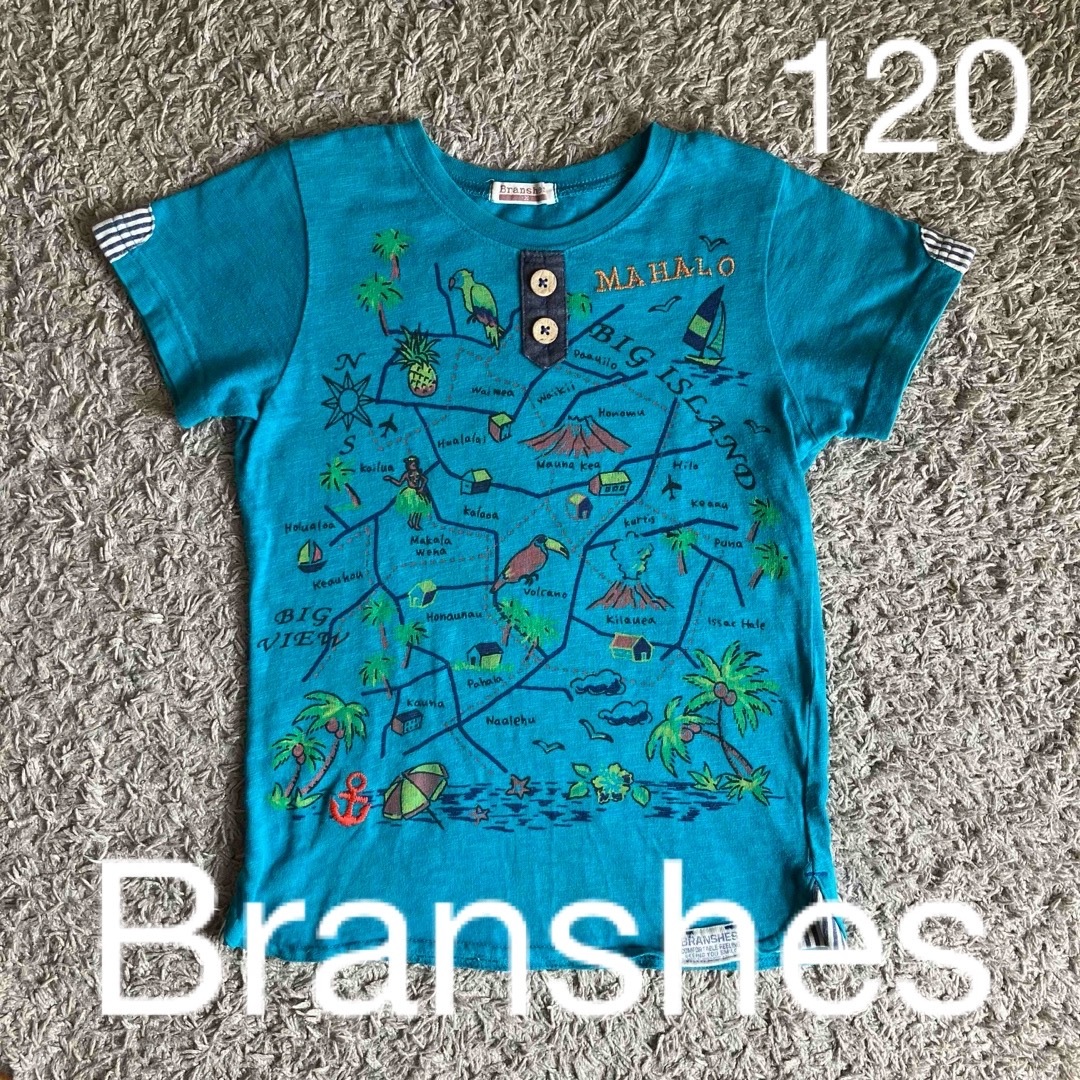 Branshes(ブランシェス)のブランシェス キッズ 半袖Tシャツ 120cm 男の子 キッズ/ベビー/マタニティのキッズ服女の子用(90cm~)(Tシャツ/カットソー)の商品写真