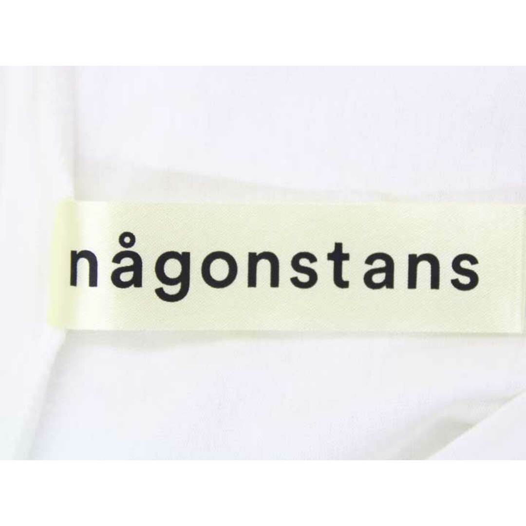 nagonstans(ナゴンスタンス)の【夏物 新入荷】‡nagonstans/ナゴンスタンス‡アシンメトリーVネックカットソー/Tシャツ/470BS280-6060/ノースリーブ  ホワイト/白 レディース 38【中古】  夏  214042 レディースのトップス(Tシャツ(半袖/袖なし))の商品写真